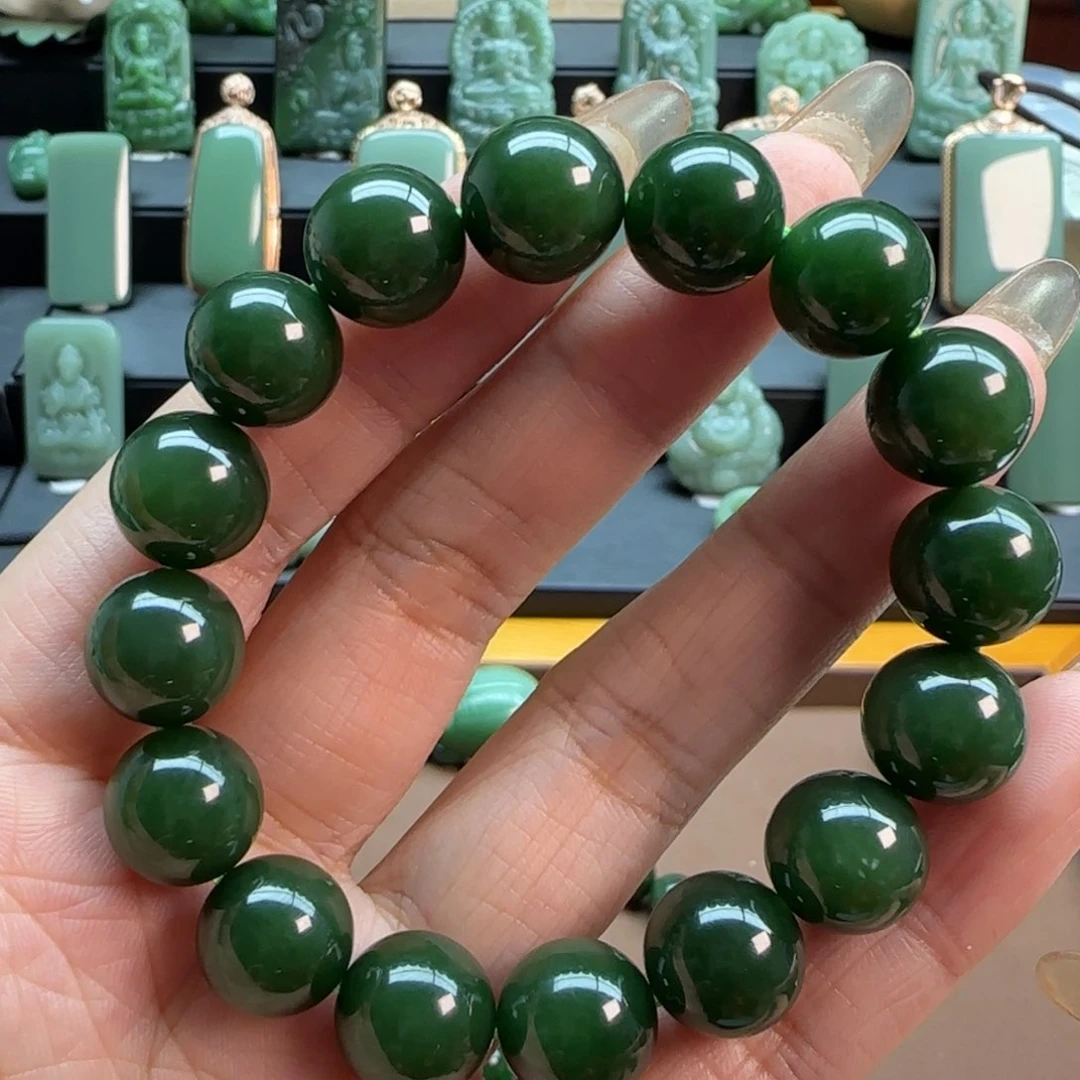 和田玉（碧玉）吊坠(不含链)未镶嵌b****?