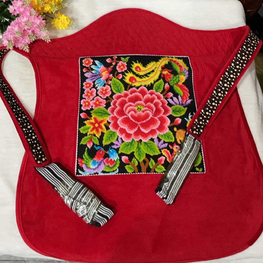 240十字绣成品背带-拍回去可以直接背