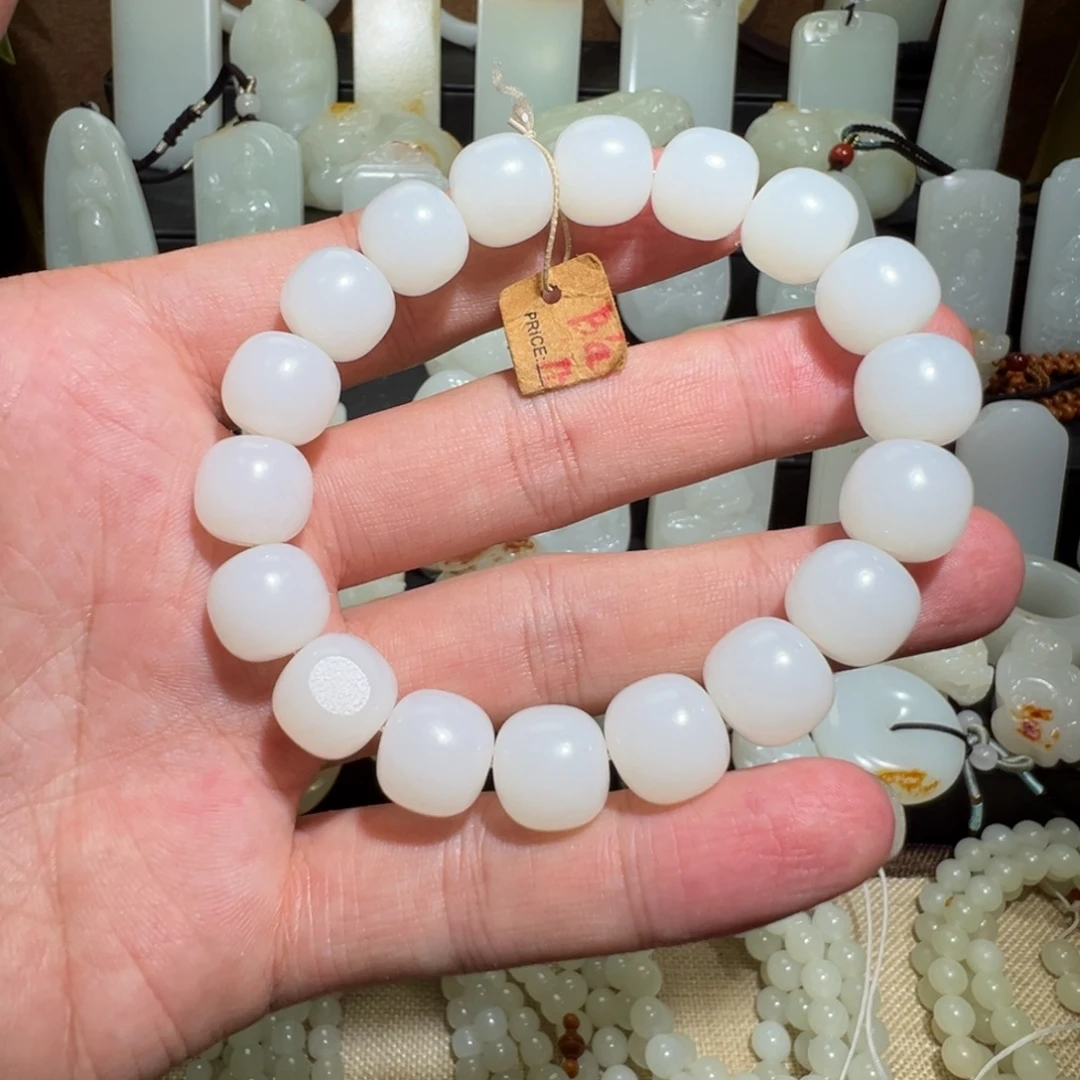 小***魯手串未镶嵌和田玉