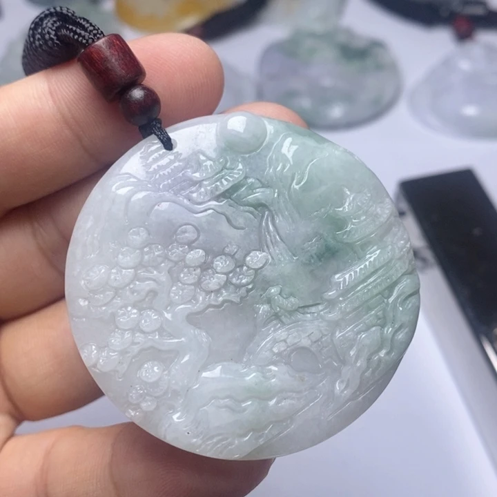 颈饰未镶嵌翡翠翡翠