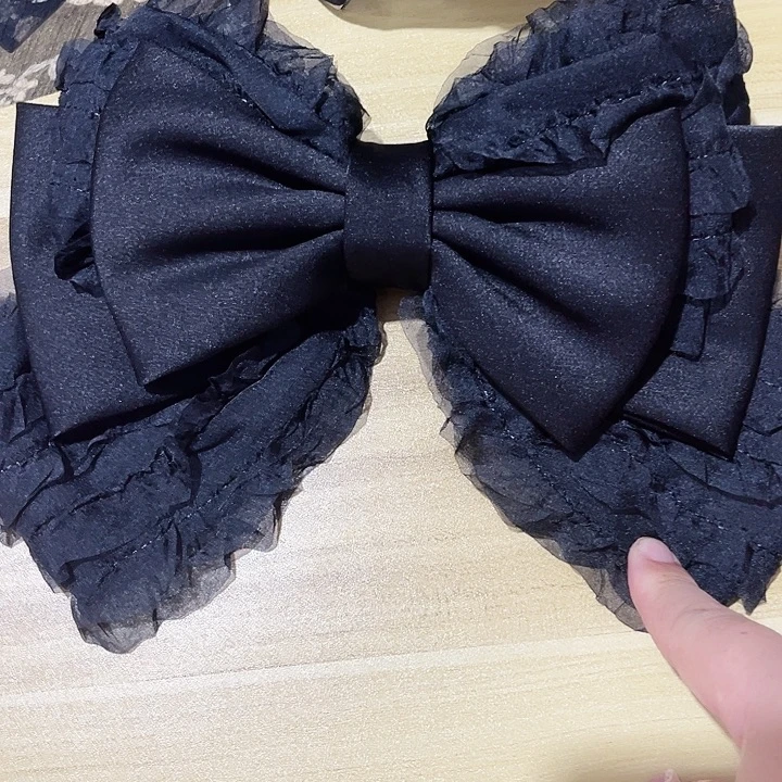 布艺铁合金蝴蝶结发夹