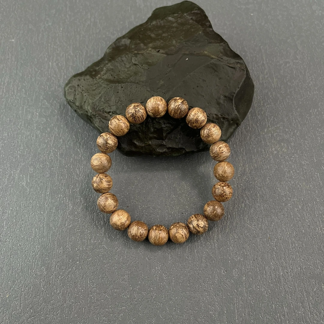 【善玺】天然沉香手串10MM圆珠单圈多样性发货一条W（410）3