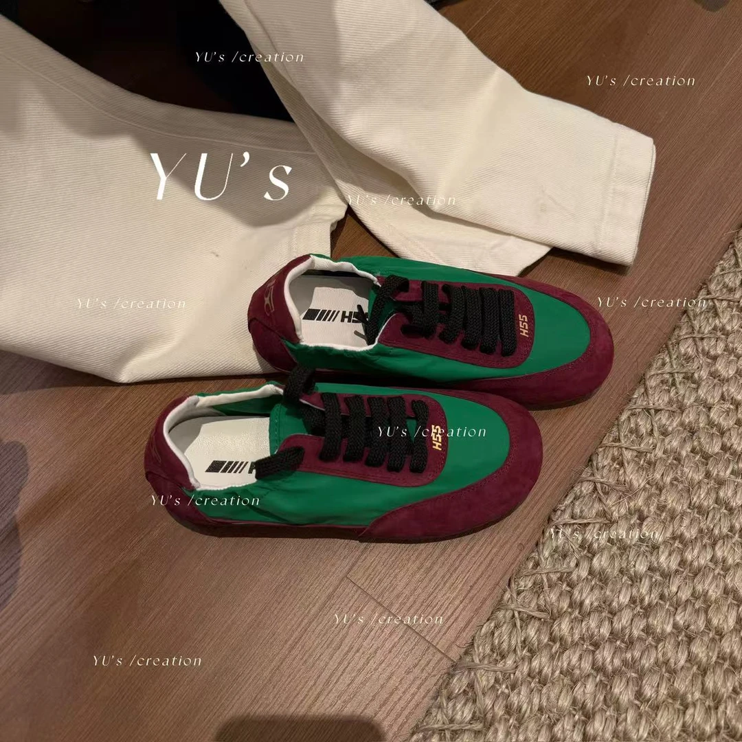 25ss普拉走秀款“纸片人”尼龙德训鞋18-2312【X】