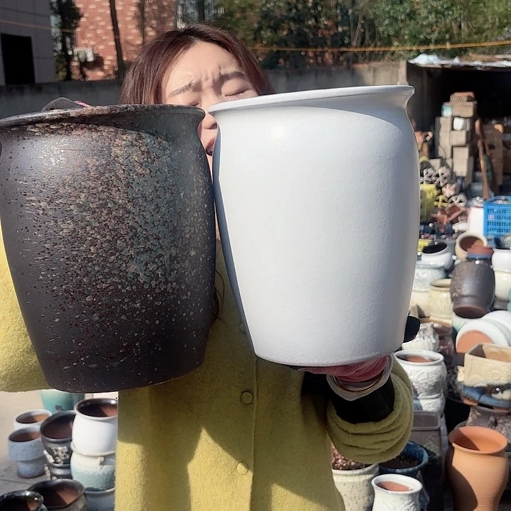 红陶口20高25.5两个色