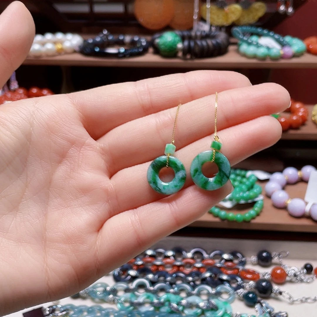 翡翠未镶嵌手链饰品