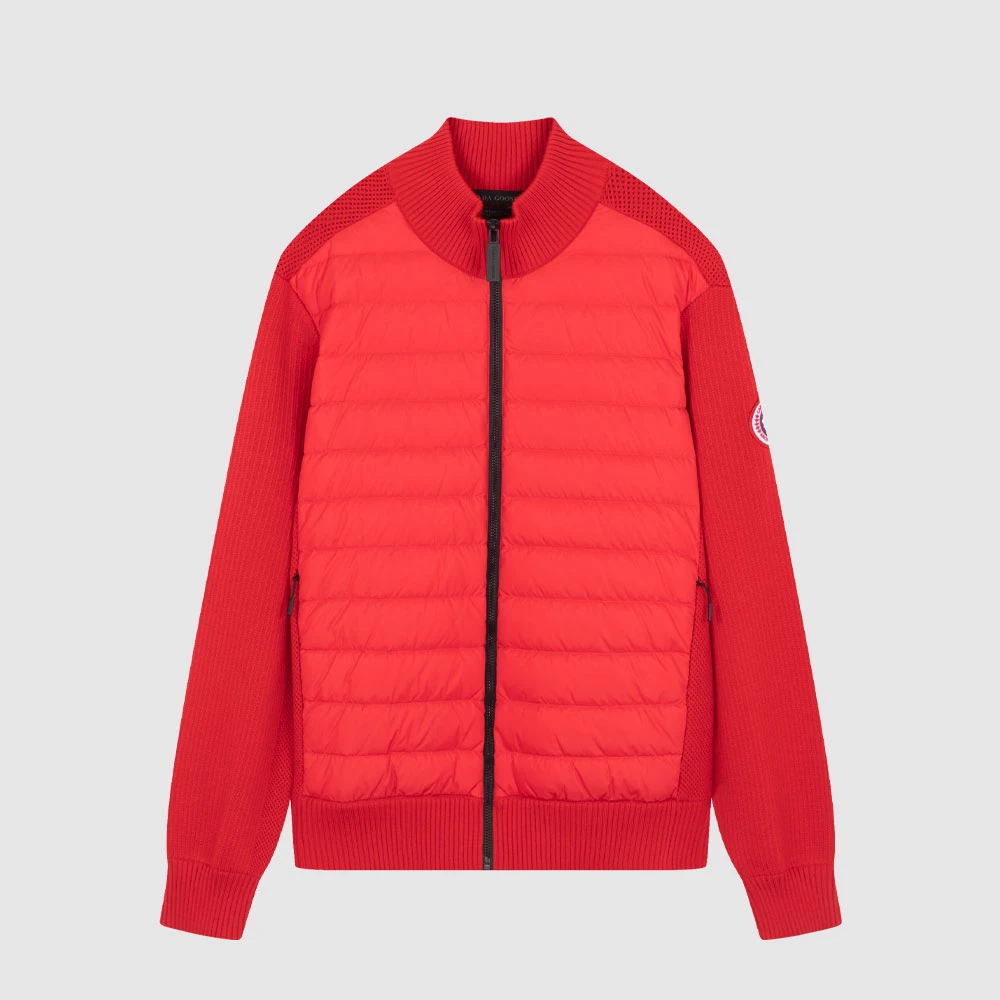 CANADA GOOSE加拿大鹅拼接白鹅绒男士立领夹克羽绒服外套2701M11