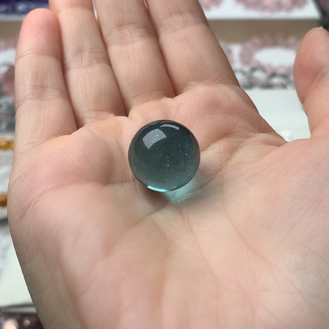 心***水水晶手串未镶嵌海蓝宝