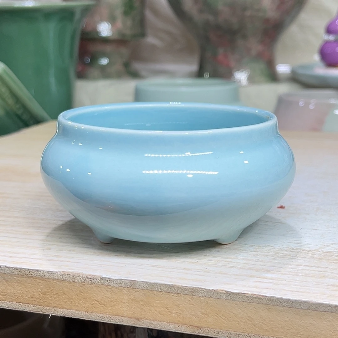 陶瓷绿植多肉微瑕花盆外口径：8*5