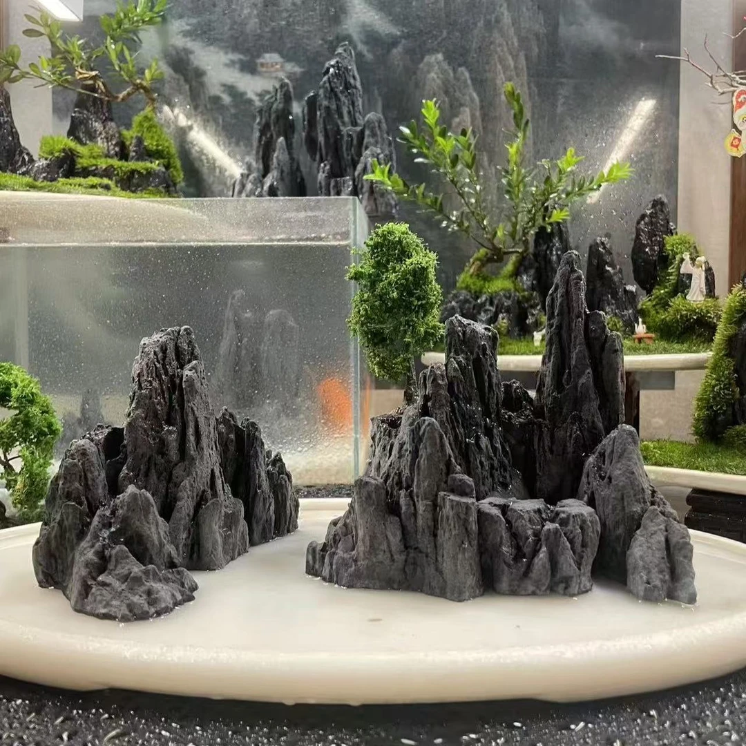 3100盆景鱼缸造景长25*宽*15*高16