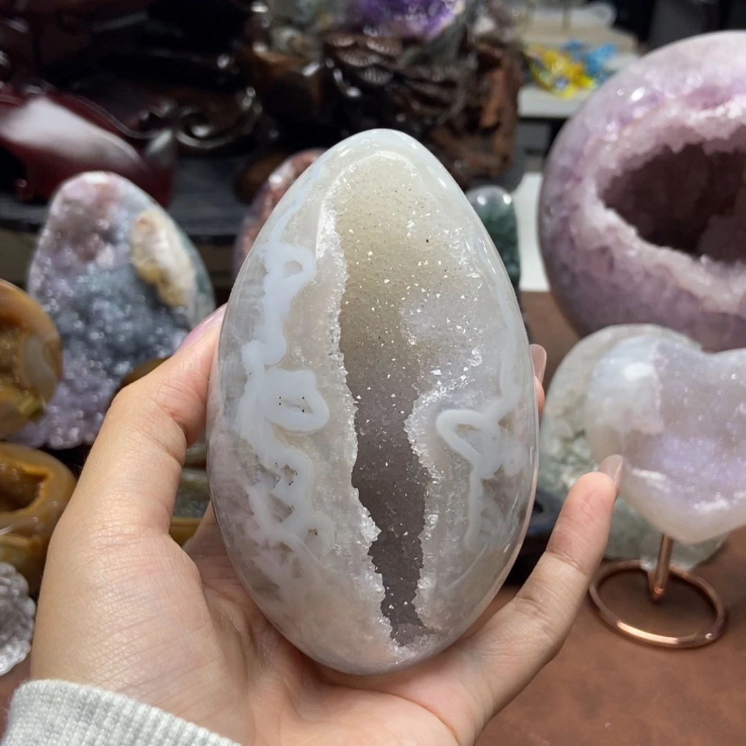 紫晶摆件未镶嵌水晶