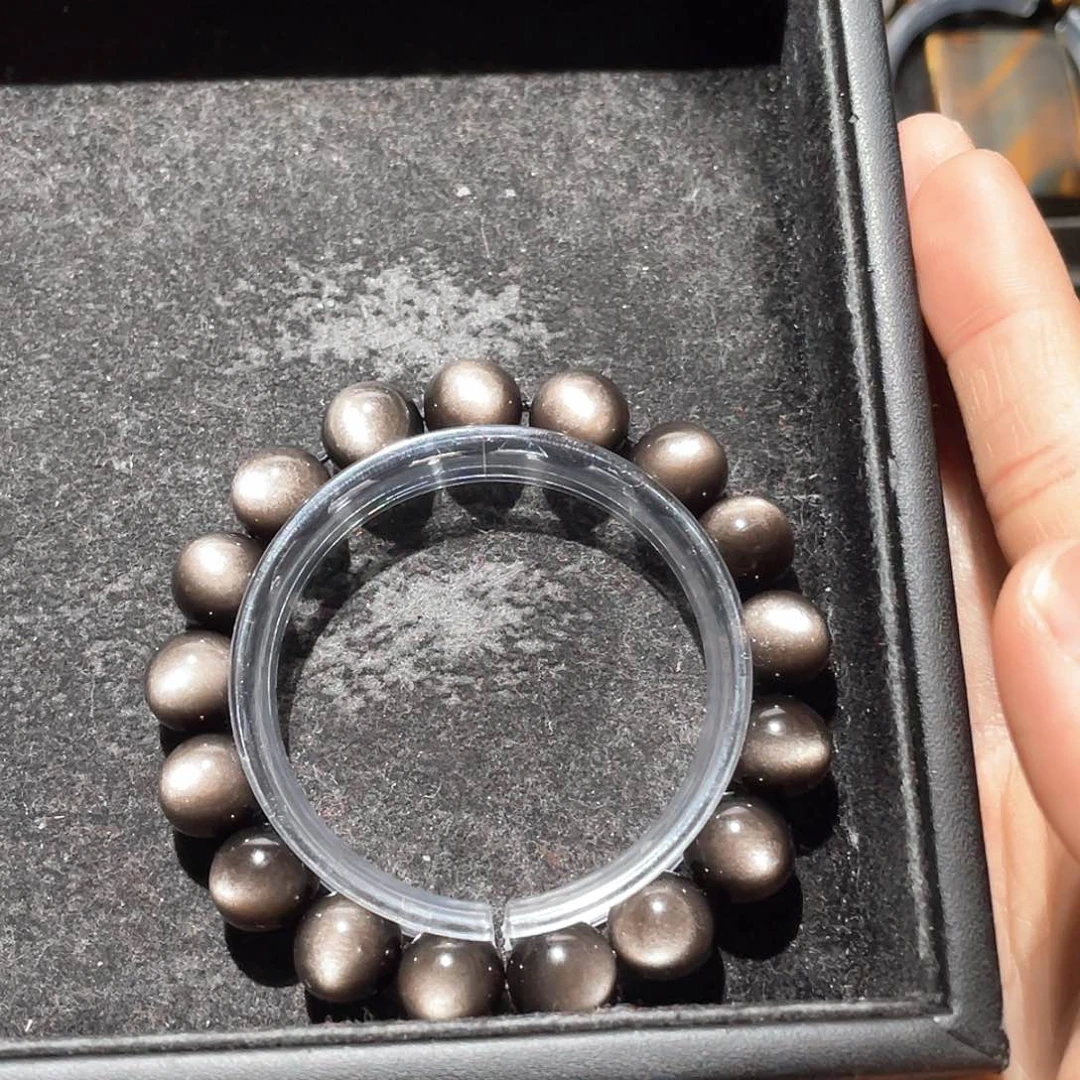 黑曜岩手链未镶嵌晨****集