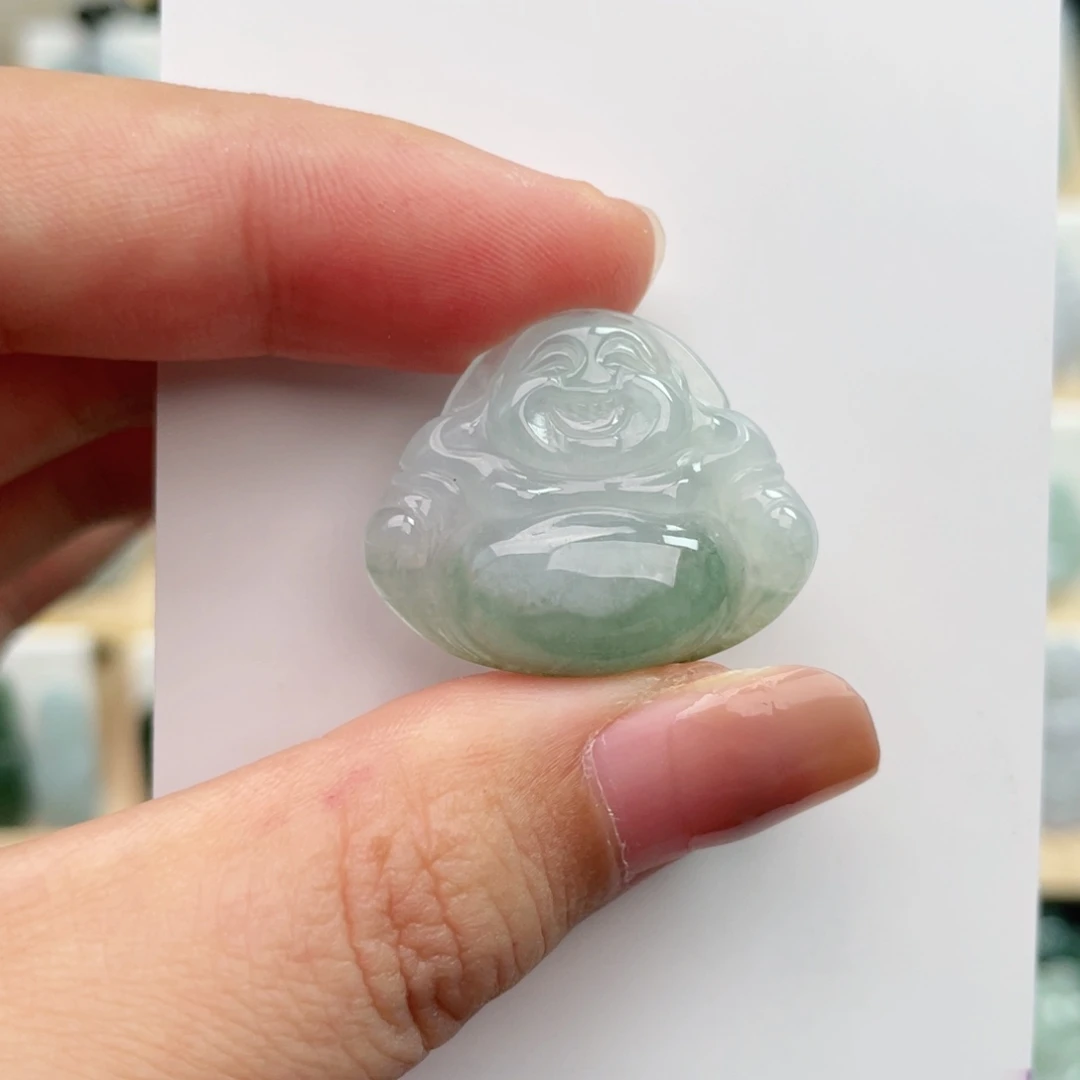 颈饰未镶嵌翡翠佛公