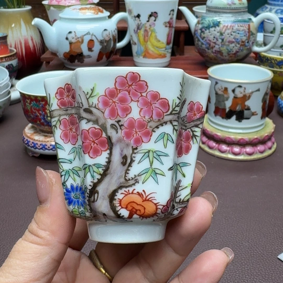 瓷片景德镇仿古手工制作精品展示