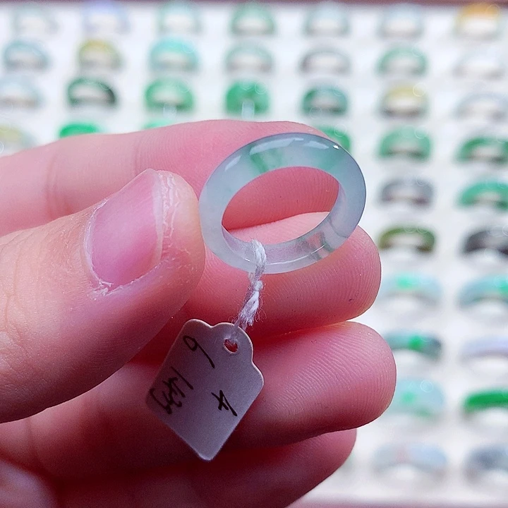 翡翠未镶嵌戒指6号