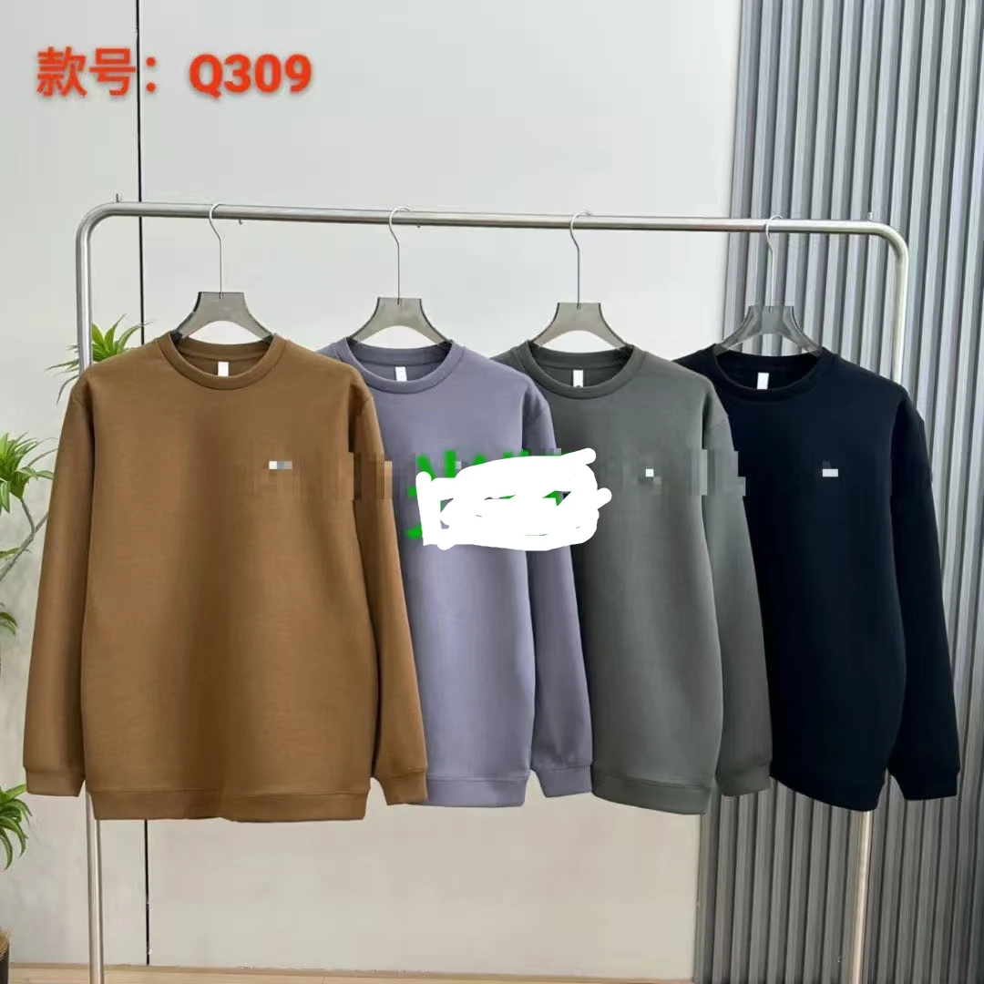青岛开斐字母圆领春秋长袖常规款宽松简约卫衣