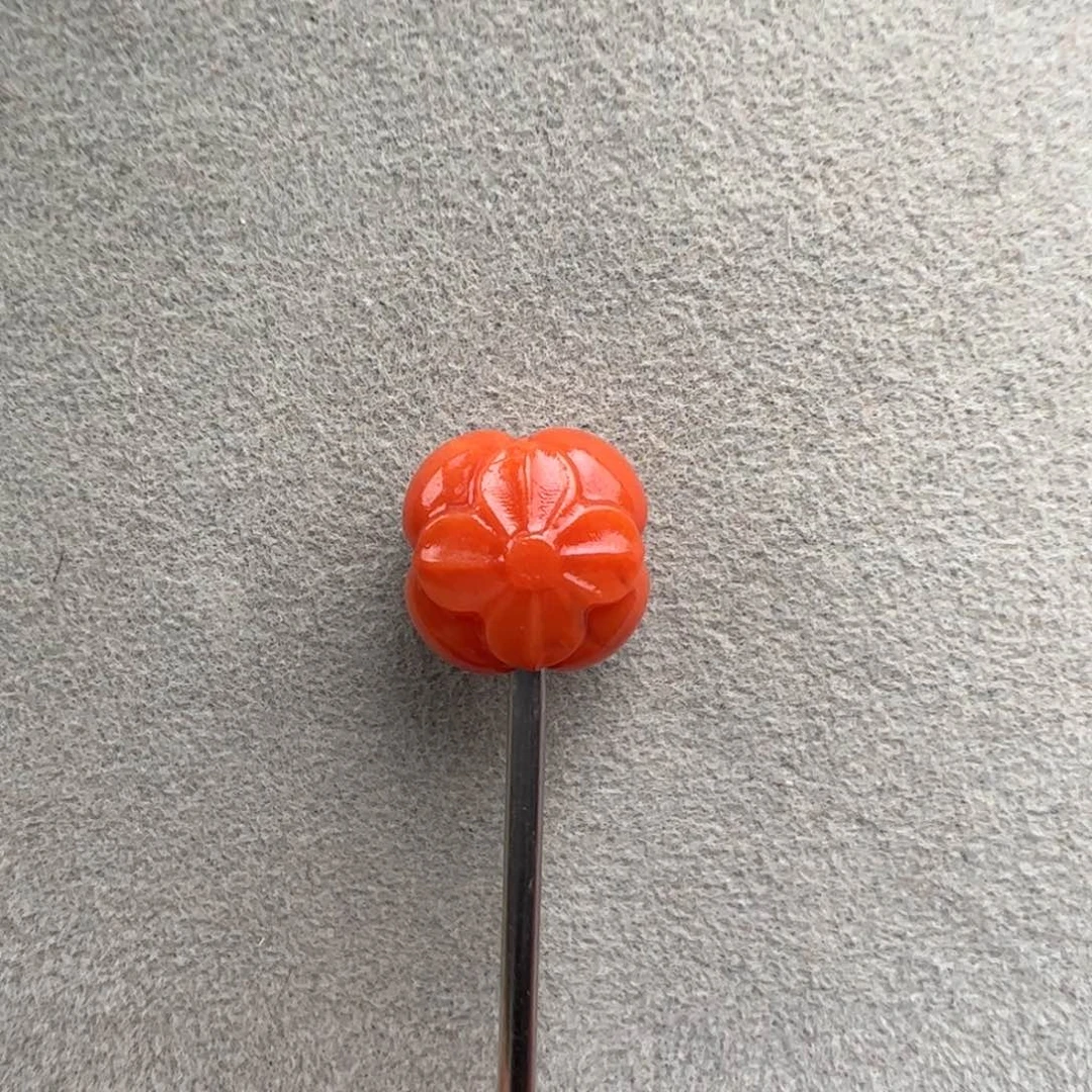 小***妞南红玛瑙未镶嵌（柿子12+）