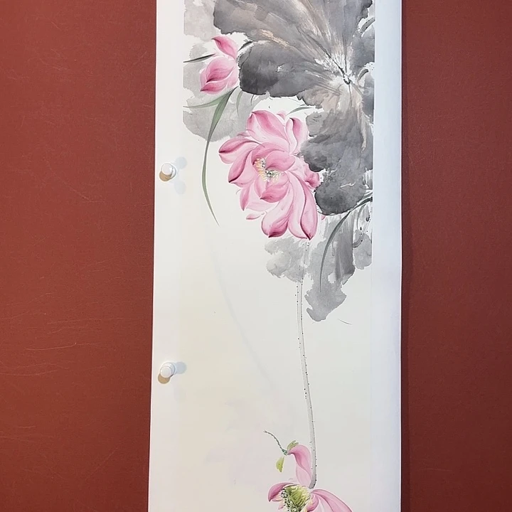 国画听兰老师花鸟