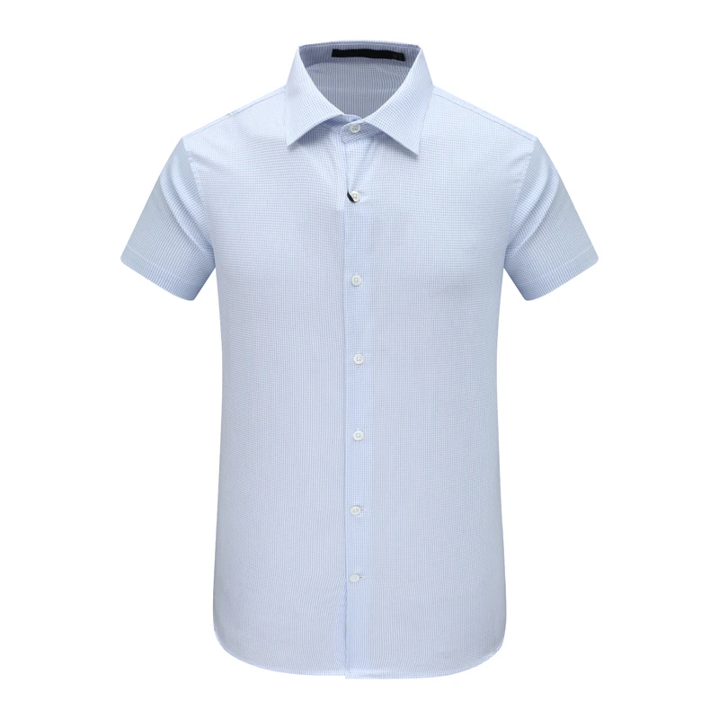 SF506圣梵男式夏季短袖衬衫 蚕丝百搭时尚商务休闲上衣