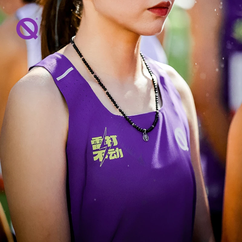 轻功雷打不动 导汗大师跑步背心 男款女款跑步服排汗透气速干背心