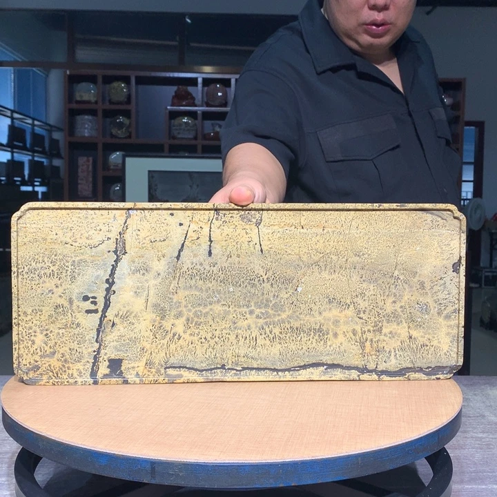 广西国画石摆件，观赏收藏