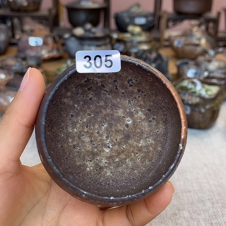 裸柴烧陶瓷手工茶器