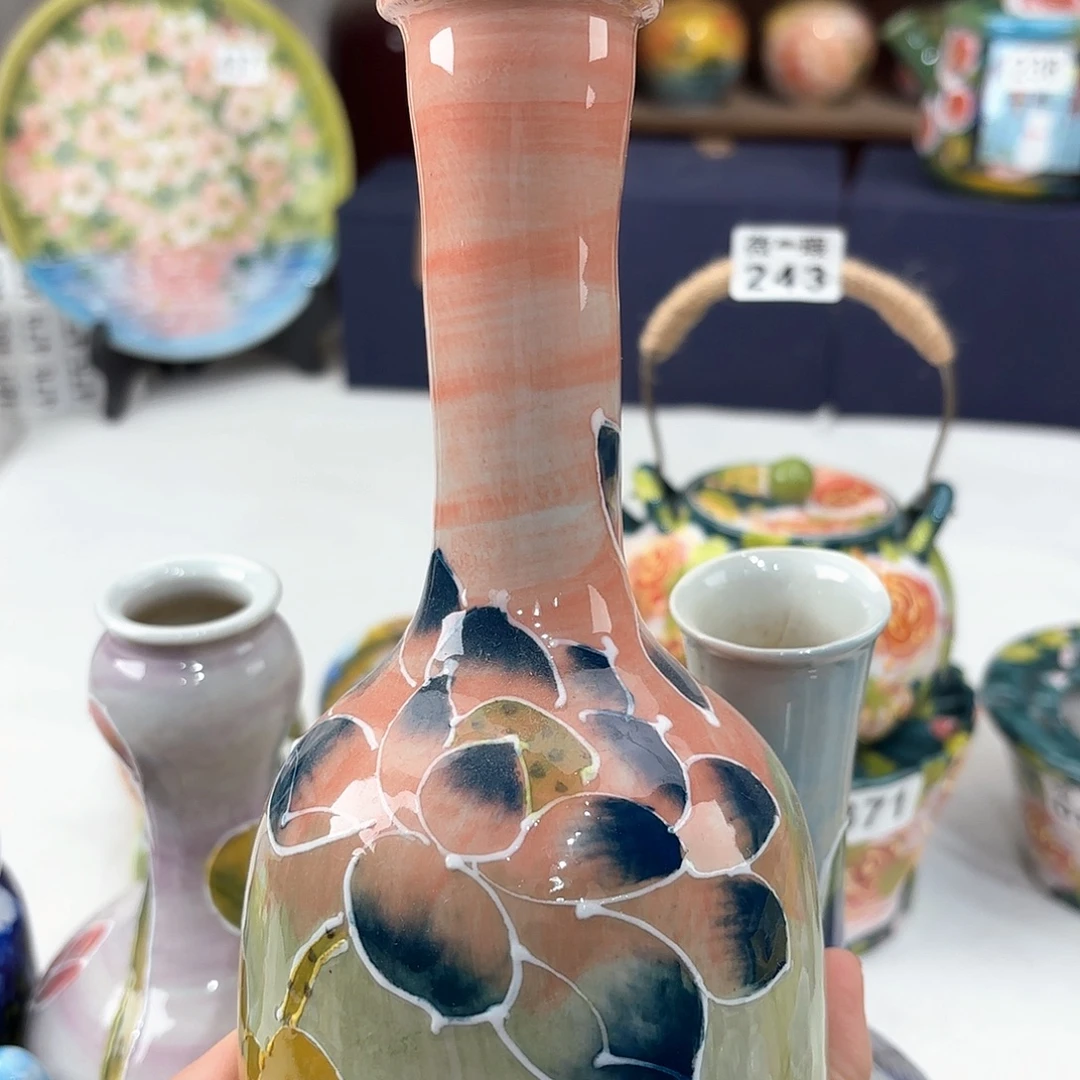 景德镇手绘高温釉下彩陶瓷茶具