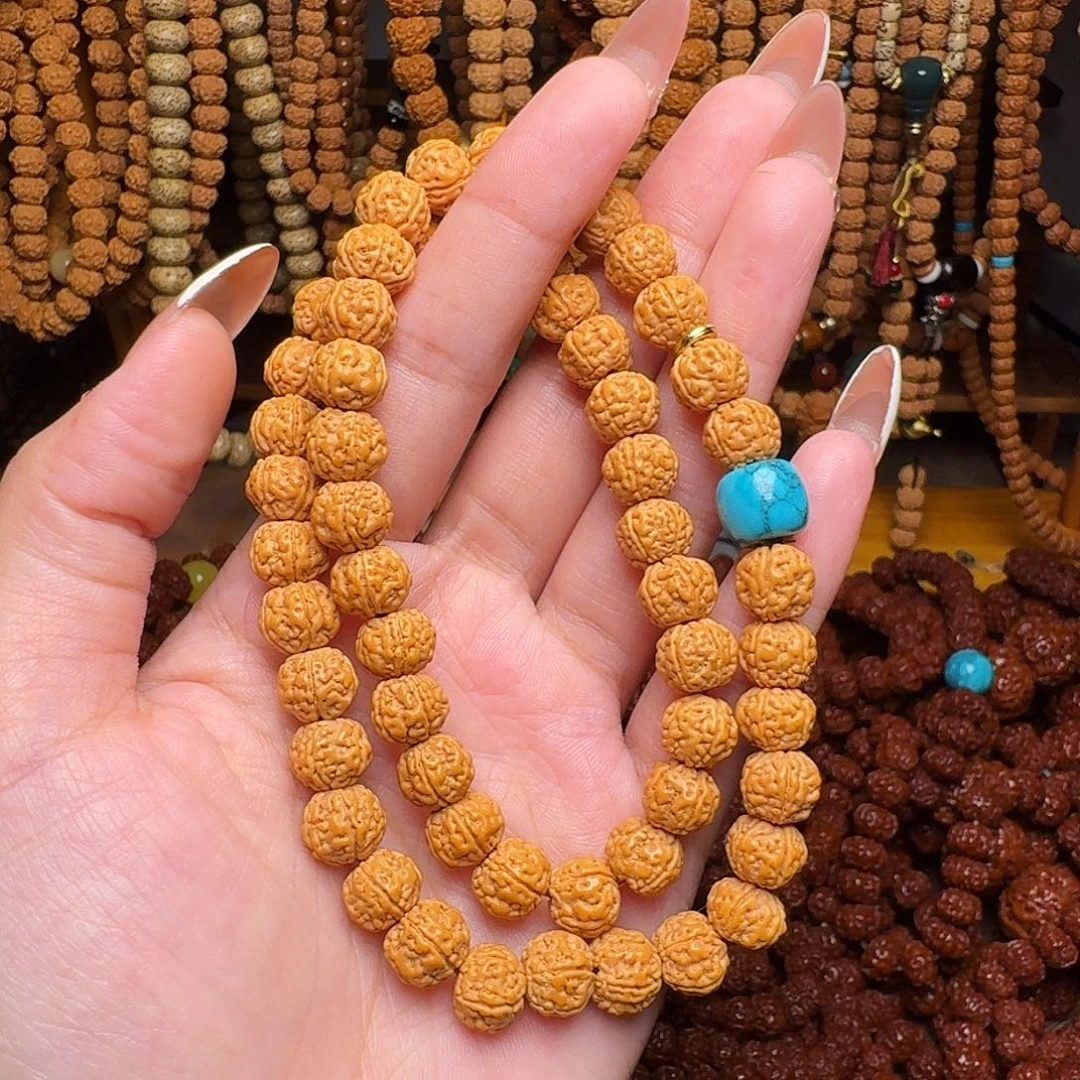 金刚菩提吊坠8mm双圈原皮