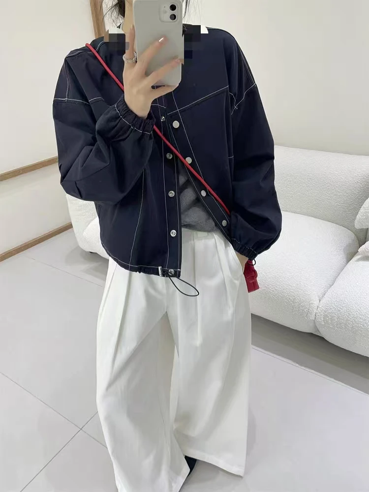 8806 明线小外套  老板娘家单色福利