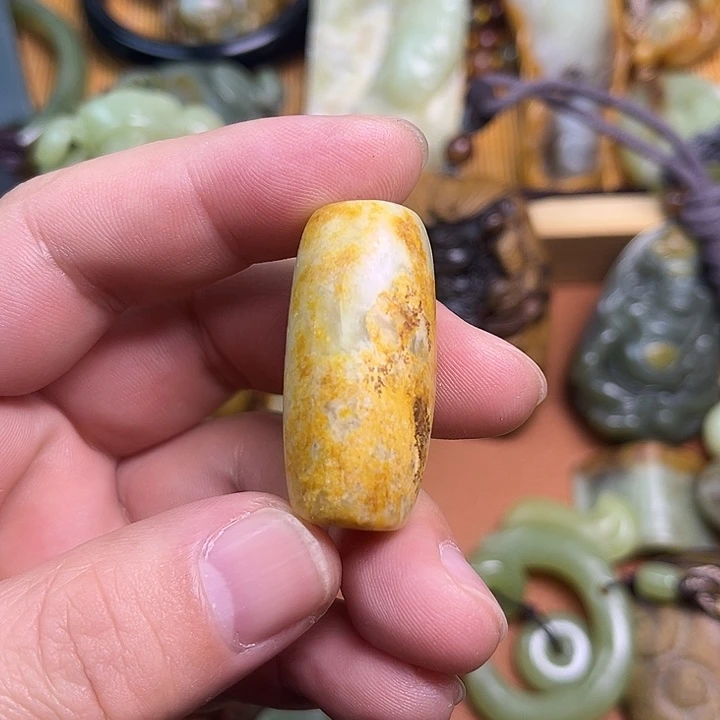 岫岩河磨玉（透闪石质玉）未镶嵌颈饰