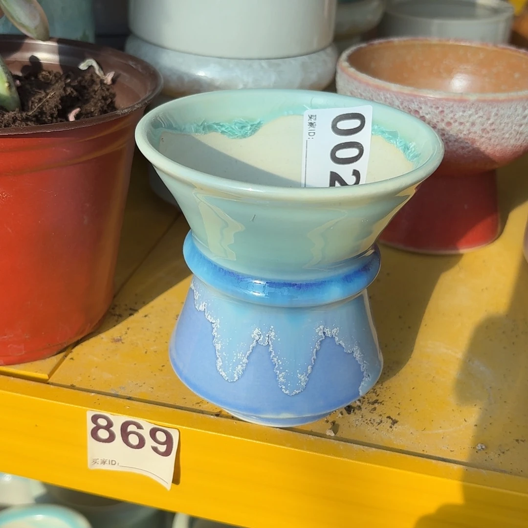 慧***天景德镇多肉花盆002