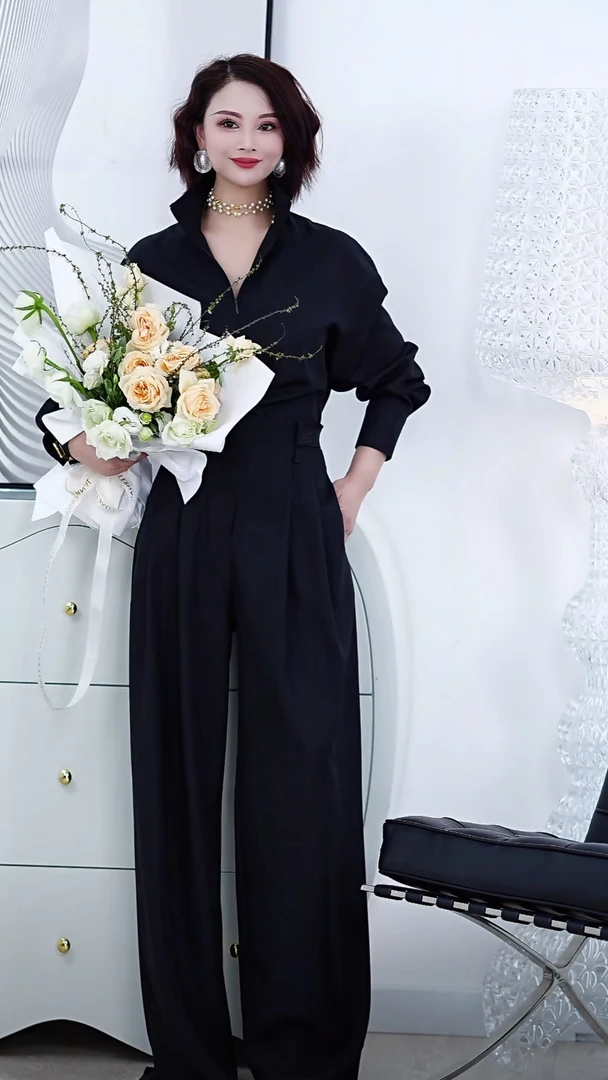 【RZ】立领拉链套装