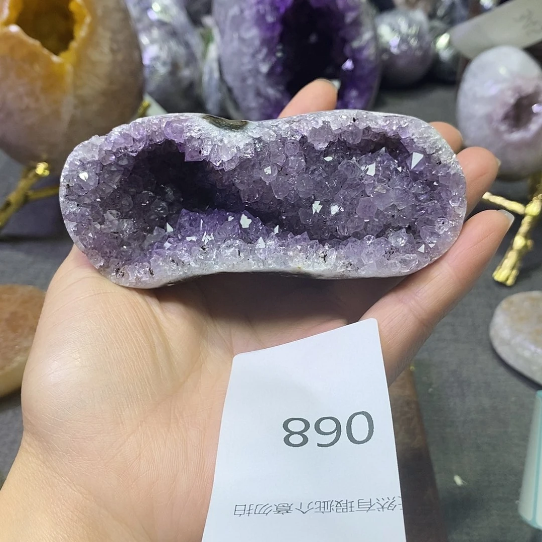 紫晶珠宝半成品未镶嵌