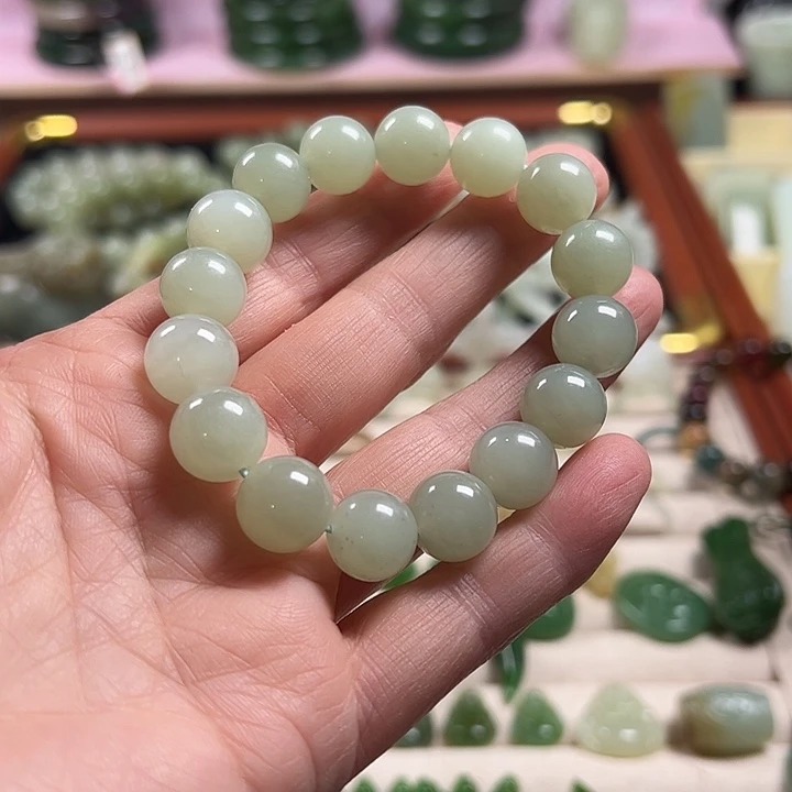 和田玉（糖玉）未镶嵌手链