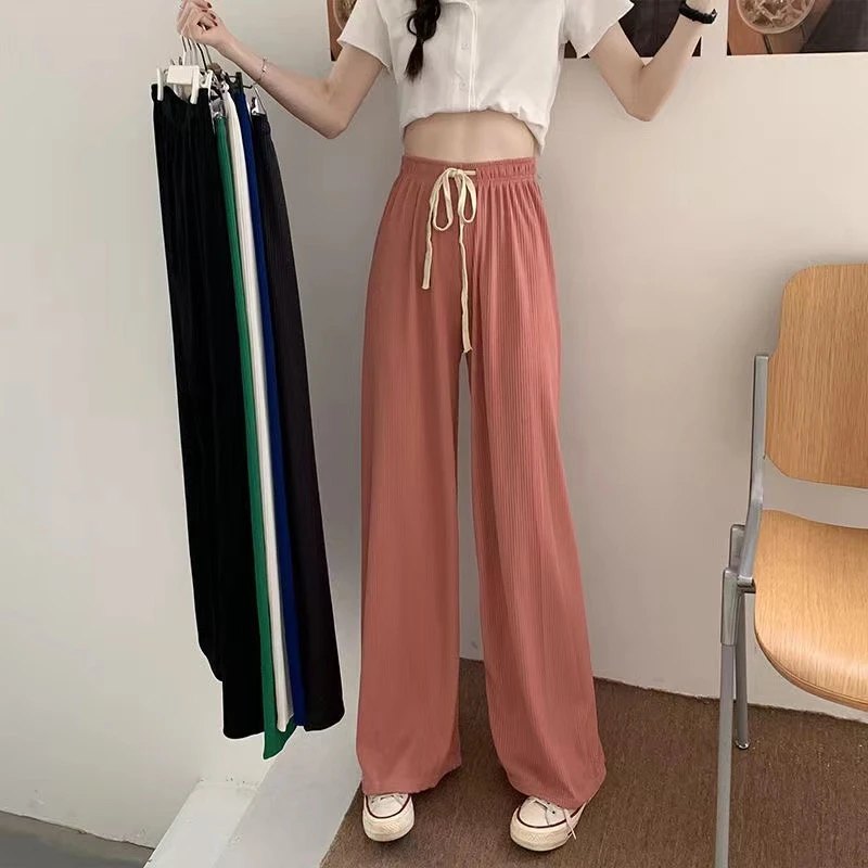 女士垂感直筒阔腿裤休闲裤 K4  S1