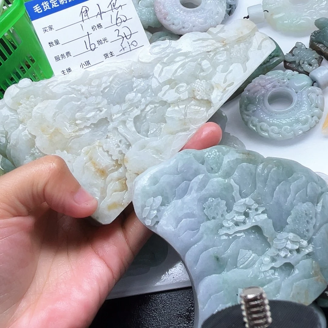 定制翡翠未镶嵌伊*仙