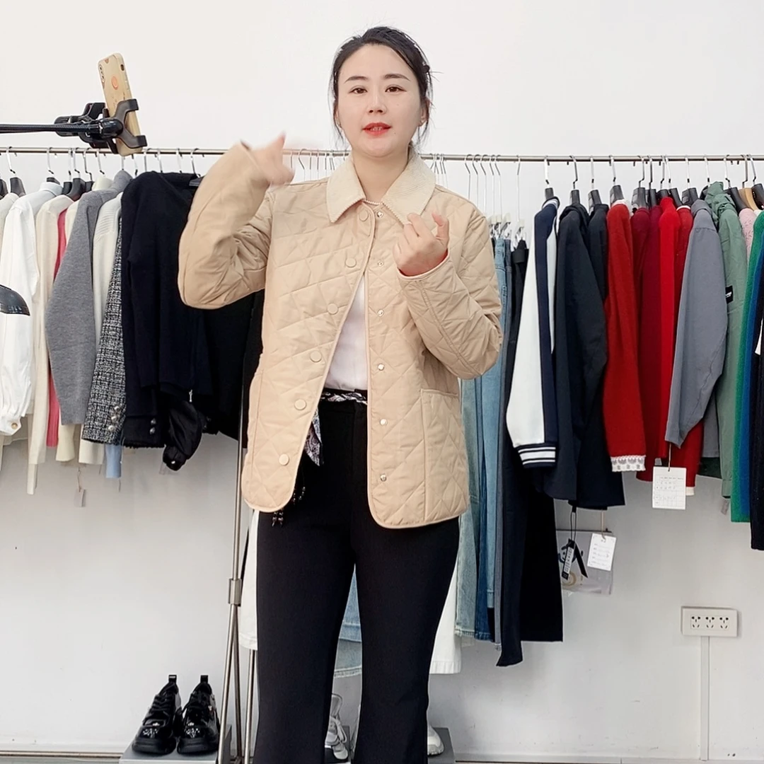 SML棉服备注尺码驼色