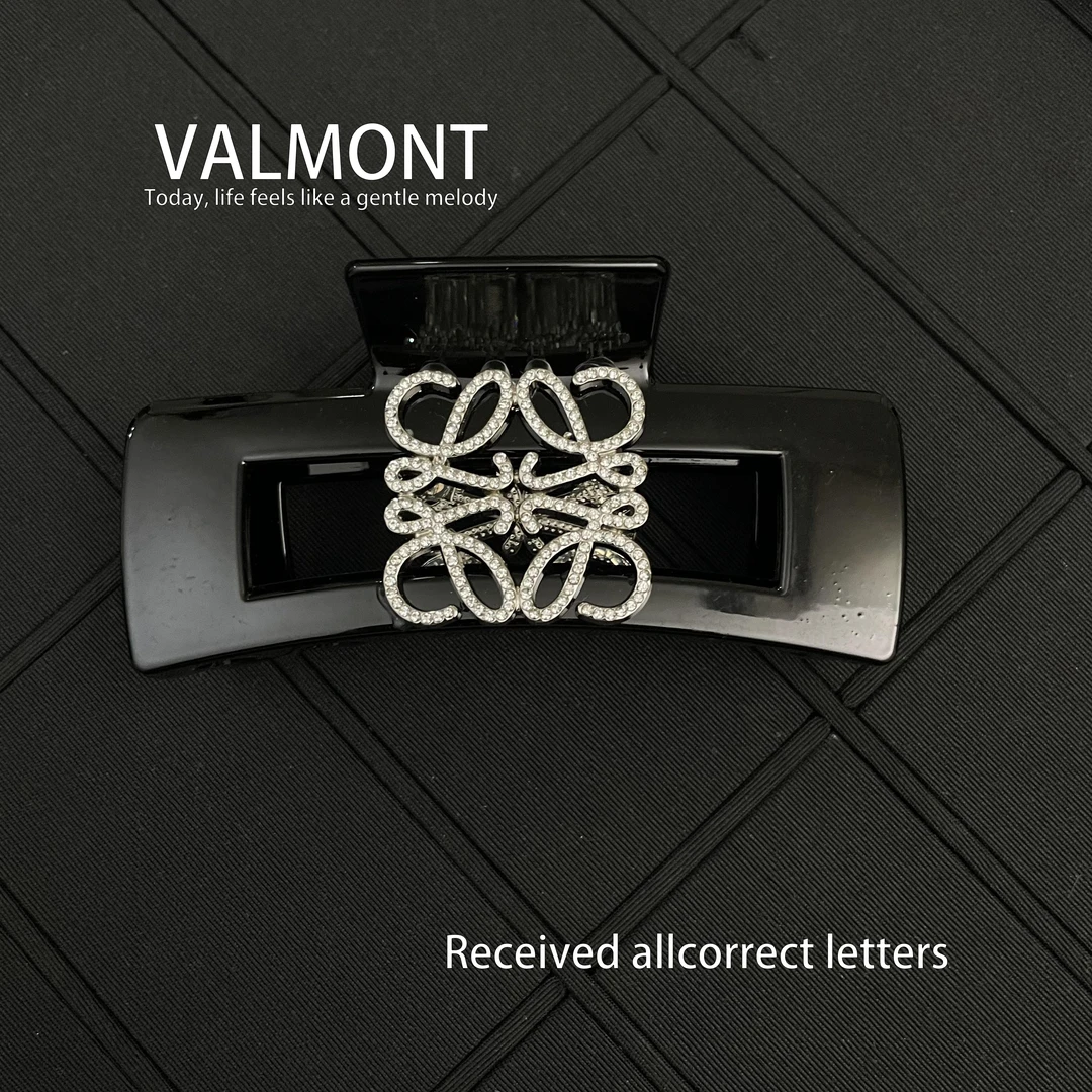 【102】VALMONT高级感发夹女ins百搭多巴胺气质抓夹发量多轻奢时尚