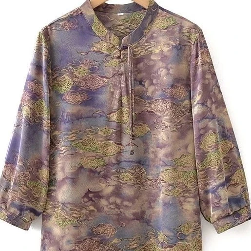 夏季妈妈装短袖小衫裙子裤子501-600号