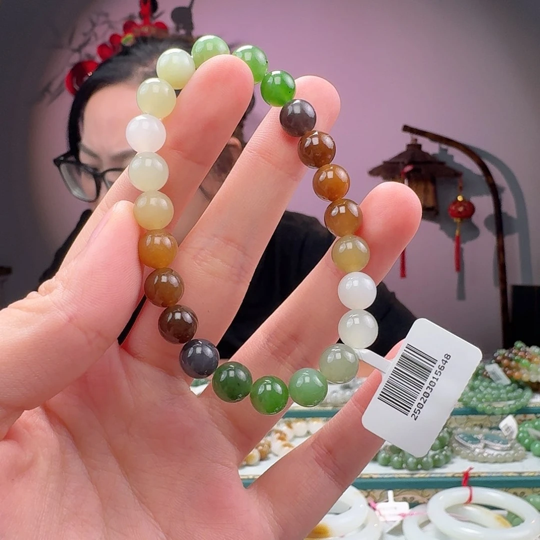 和田玉手串未镶嵌