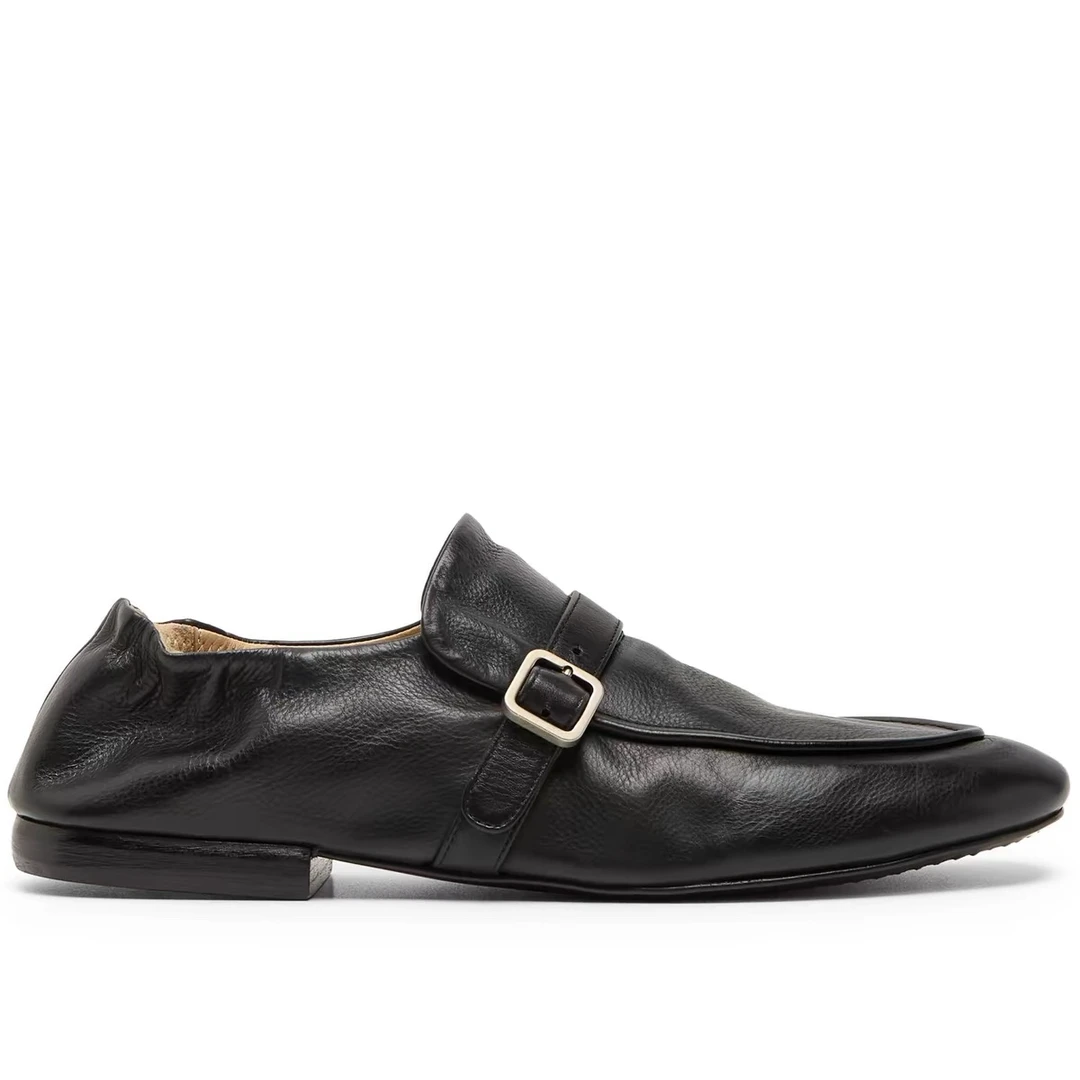 马皮平底鞋舒适单鞋薄底懒人鞋穆勒鞋休闲小皮鞋