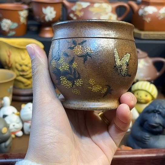 紫砂茶杯紫砂主人杯
