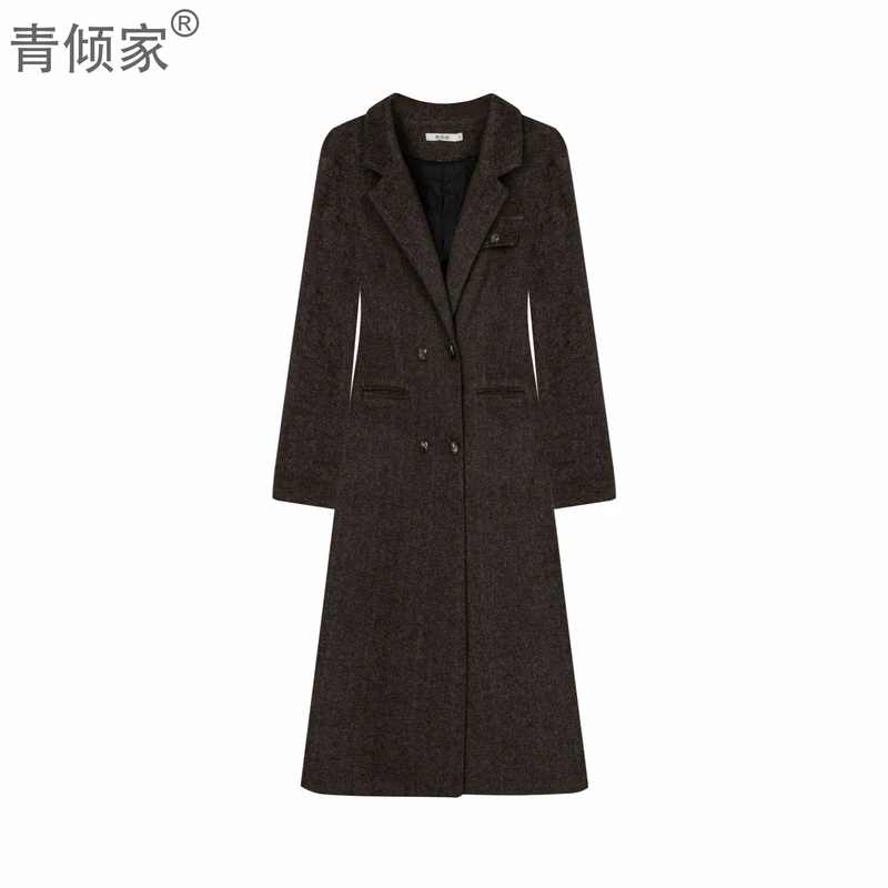 【新年新衣】冬季加厚毛呢韩系英伦风赫本风高级感大衣外套女