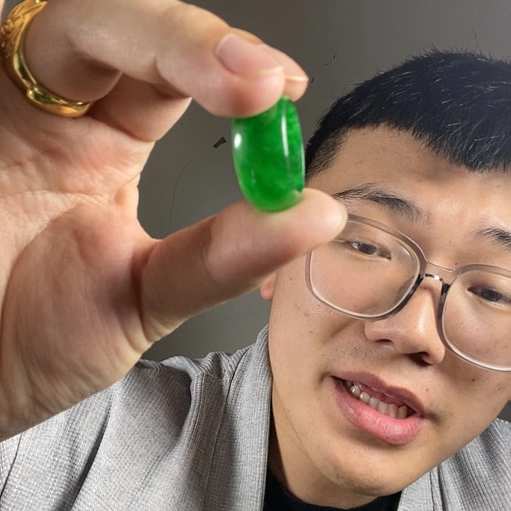 未镶嵌戒指翡翠高端时尚主播推荐扳指
