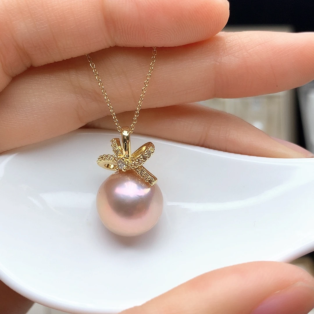 淡水珍珠合金颈饰