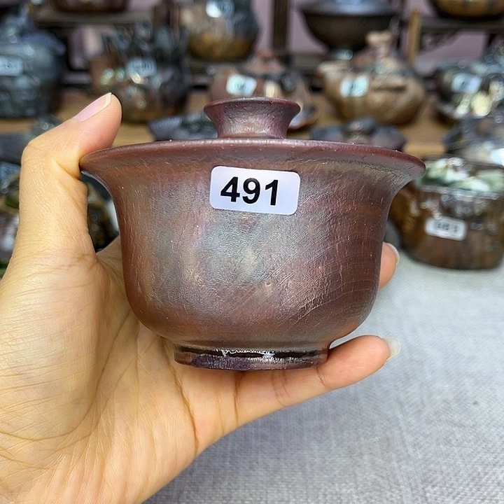 裸柴烧陶瓷手工茶器