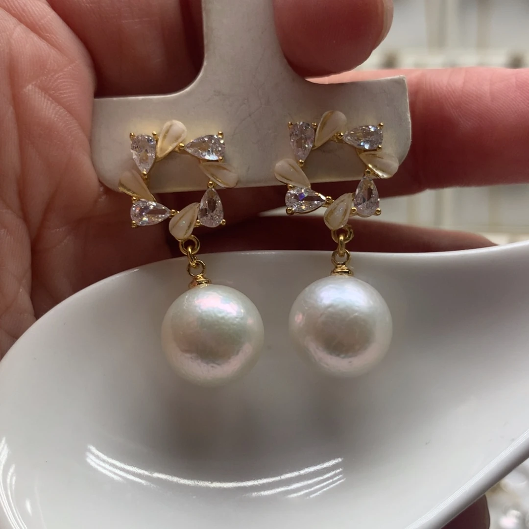 未镶嵌耳饰淡水珍珠