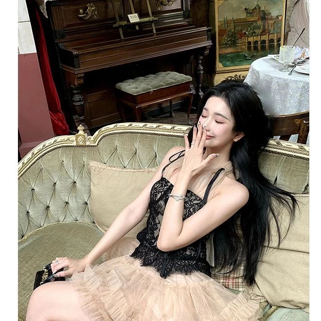 Barb Chill【梦境轻纱】 网纱叠层半身裙约会甜美少女感短裙