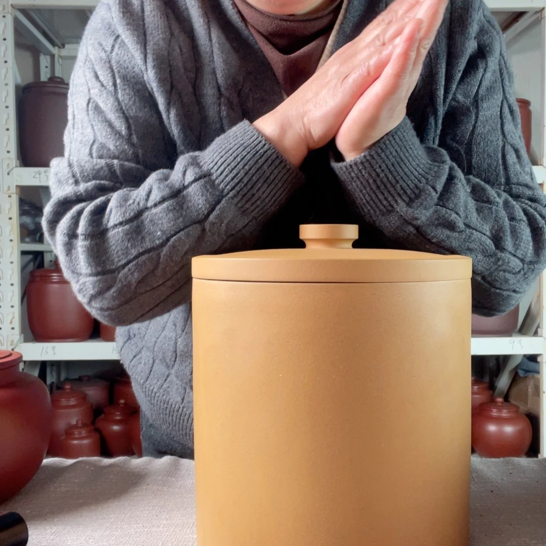 紫砂茶叶罐吴*今天晚上