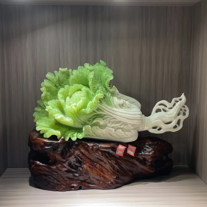 玉家居摆件佰财聚来滚滚来财