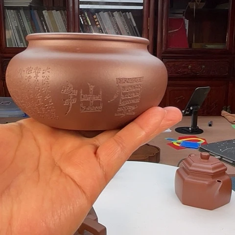 紫砂茶壶风*兰宜兴紫砂壶全手工制作